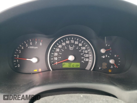 2008 Kia Sedona with VIN KNDMB133586242430, listed as a Copart auction lot 44800195 with 101,019 mi miles and Salvage Title. Bid and sale history available at carsss.com. Image 9.