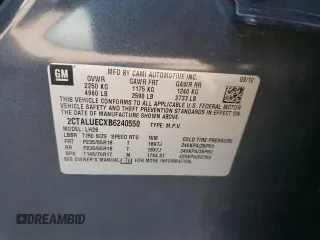2011 GMC Terrain SLT-1 z VIN 2CTALUECXB6240550, wystawiony jako Copart lot #52331365 z przebiegiem 192 887 mil mil oraz Szkoda całkowita • Salvage title. Historia ofert i sprzedaży dostępna na DreamBid. Obrazek 14.