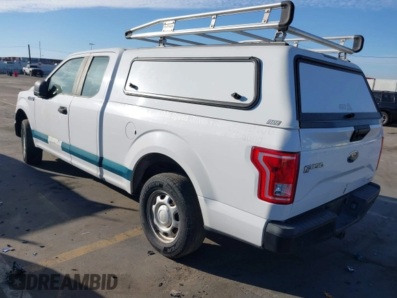 2016 Ford F-150 XL with VIN 1FTEX1C85GKF35266, listed as a IAAI auction lot 41491645 with 158,966 mi miles and . Bid and sale history available at carsss.com. Image 3.