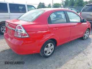 2011 Chevrolet Aveo 1LT with VIN KL1TD5DEXBB141242, listed as a IAAI auction lot 42573592 with 118,173 mi miles and . Bid and sale history available at DreamBid. Image 4.