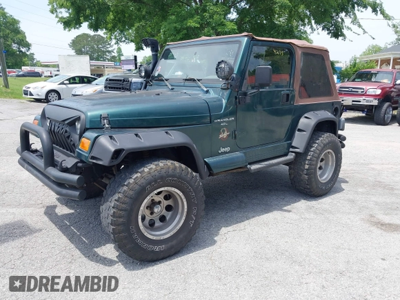2000 Jeep Wrangler Sahara with VIN 1J4FA59S8YP722208, listed as a IAAI auction lot 42294978 with 238,024 mi miles and . Bid and sale history available at DreamBid. Image 17.