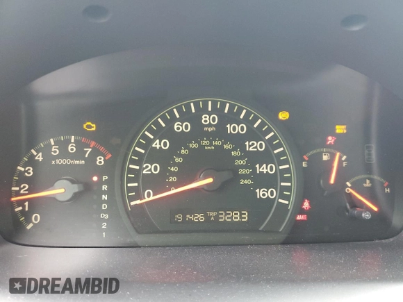 2003 Honda Accord LX with VIN 1HGCM56323A116736, listed as a Copart auction lot 61139195 with 191,426 mi miles and Salvage title. Bid and sale history available at DreamBid. Image 9.