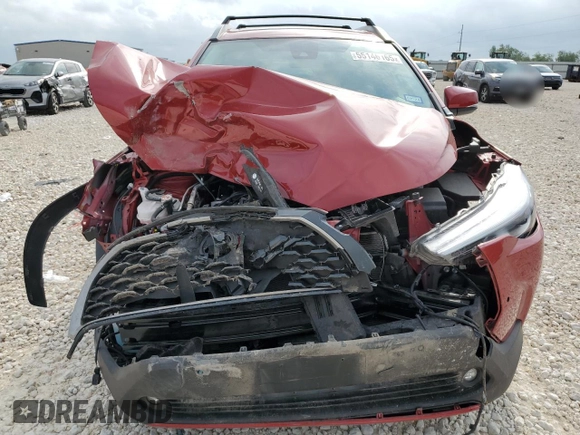 2022 Toyota Corolla Cross XLE with VIN 7MUDAAAG7NV019610, listed as a Copart auction lot 55146165 with 13,633 mi miles and Salvage title. Bid and sale history available at DreamBid. Image 12.