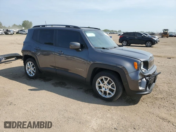 2019 Jeep Renegade Latitude with VIN ZACNJABB7KPK81926, listed as a Copart auction lot 60256765 with 41,904 mi miles and Salvage title. Bid and sale history available at DreamBid. Image 4.