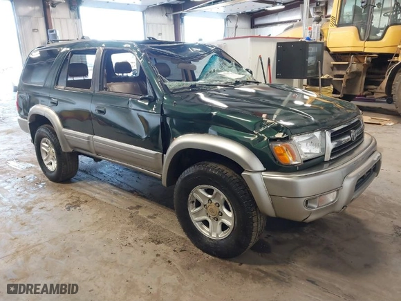 1999 Toyota 4Runner Limited with VIN JT3HN87R5X0259170, listed as a IAAI auction lot 41637389 with 146,224 mi miles. Bid and sale history available at carsss.com. Image 1.