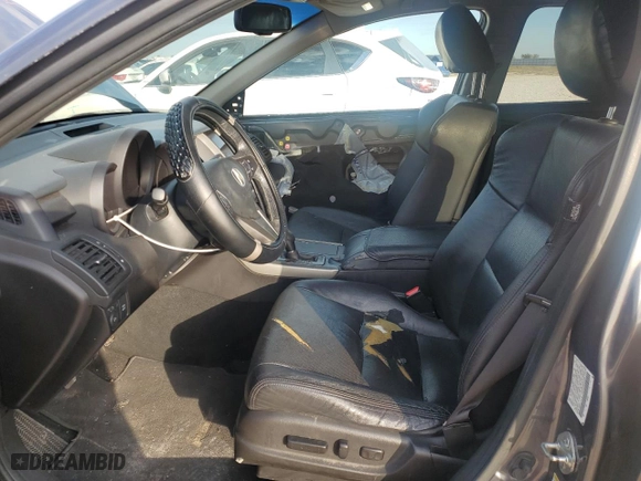 2010 Acura RDX Tech Pkg with VIN 5J8TB2H56AA004358, listed as a Copart auction lot 83013664 with 124,224 mi miles and Salvage Title. Bid and sale history available at carsss.com. Image 7.