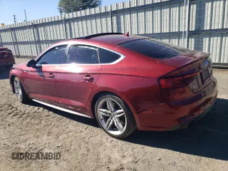 2018 Audi A5 Sportback Premium Plus with VIN WAUENCF5XJA007350, listed as a Copart auction lot 74680973 with 111,276 mi miles. Bid and sale history available at carsss.com. Image 2.