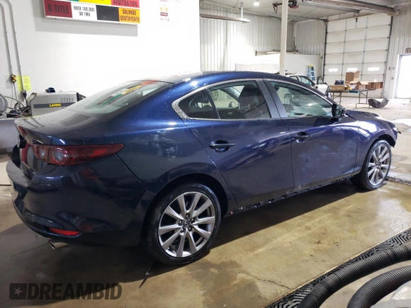 2021 Mazda 3 Select with VIN 3MZBPBBM2MM205433, listed as a Copart auction lot 46331065 with 41,242 mi miles and Salvage Title. Bid and sale history available at carsss.com. Image 3.