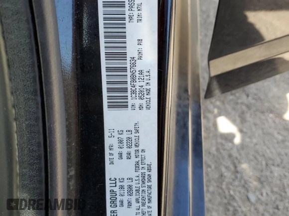2011 Chrysler 200 LX with VIN 1C3BC4FB0BN576634, listed as a Copart auction lot 50928045 with 200,770 mi miles and Salvage Title. Bid and sale history available at carsss.com. Image 12.