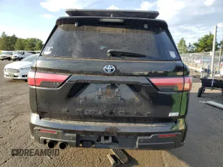 2023 Toyota Sequoia SR5 with VIN 7SVAAABA5PX001259, listed as a Copart auction lot 62706504 with 20,865 mi miles and Salvage Title. Bid and sale history available at carsss.com. Image 6.
