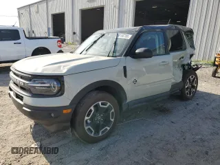 2024 Ford Bronco Sport Outer Banks with VIN 3FMCR9C66RRF58130, listed as a Copart auction lot 60196785 with 1,681 mi miles and Non repairable. Bid and sale history available at DreamBid. Image 1.