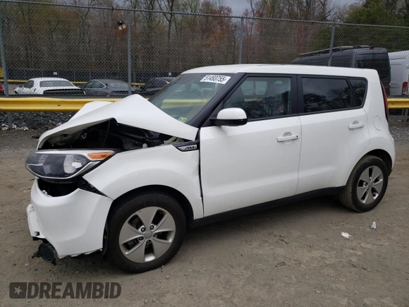 2015 Kia Soul with VIN KNDJN2A22F7804771, listed as a Copart auction lot 51493755 with 52,666 mi miles and Salvage Title. Bid and sale history available at DreamBid. Image 1.