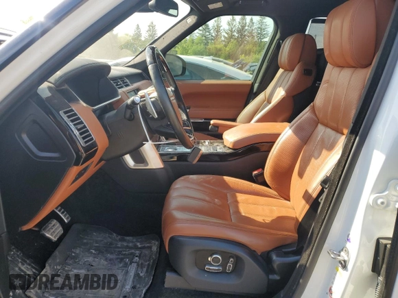 2016 Land Rover Range Rover with VIN SALGV3EF1GA285495, listed as a Copart auction lot 57957425 with 130,674 mi miles and Salvage title. Bid and sale history available at DreamBid. Image 7.
