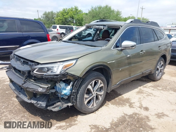 2021 Subaru Outback Touring XT with VIN 4S4BTGPD8M3210606, listed as a IAAI auction lot 42061793 with 17,550 mi miles and . Bid and sale history available at DreamBid. Image 2.