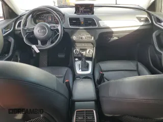 2015 Audi Q3 Premium Plus with VIN WA1EFCFS5FR008916, listed as a Copart auction lot 46449625 with 129,480 mi miles and Salvage title. Bid and sale history available at DreamBid. Image 8.