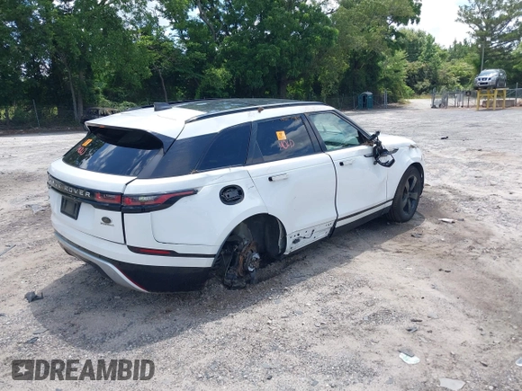2020 Land Rover Range Rover Velar S with VIN SALYB2EX1LA250675, listed as a IAAI auction lot 42517505 with 72,429 mi miles and . Bid and sale history available at DreamBid. Image 4.
