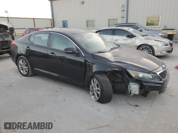 2013 Kia Optima LX with VIN 5XXGM4A76DG214999, listed as a Copart auction lot 48585905 with 161,745 mi miles and Salvage Title. Bid and sale history available at carsss.com. Image 4.