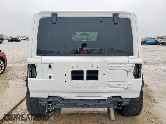 2021 Jeep Wrangler Unlimited Sport S with VIN 1C4HJXDN7MW722275, listed as a Copart auction lot 54663505 with 56,774 mi miles and Salvage title. Bid and sale history available at DreamBid. Image 6.