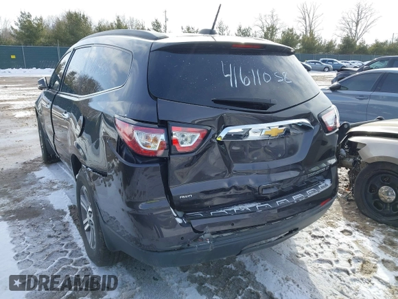 2016 Chevrolet Traverse LT with VIN 1GNKVGKD0GJ270134, listed as a IAAI auction lot 41611058 with 106,685 mi miles and . Bid and sale history available at DreamBid. Image 3.