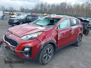 2022 Kia Sportage LX with VIN KNDPMCAC0N7002990, listed as a IAAI auction lot 42042805 with 25,789 mi miles and . Bid and sale history available at carsss.com. Image 2.
