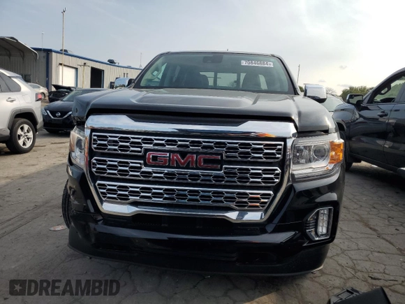 2022 GMC Canyon 4WD Denali with VIN 1GTG6EENXN1314996, listed as a Copart auction lot 70846884 with 12,739 mi miles and Salvage Title. Bid and sale history available at carsss.com. Image 5.