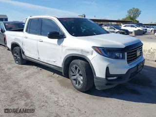 2023 Honda Ridgeline Sport with VIN 5FPYK3F14PB041099, listed as a IAAI auction lot 40995249 with 1 mi miles. Bid and sale history available at carsss.com. Image 1.