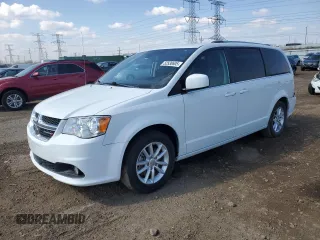 2019 Dodge Grand Caravan SXT with VIN 2C4RDGCG7KR663085, listed as a Copart auction lot 52530605 with 64,590 mi miles and Salvage Title. Bid and sale history available at DreamBid. Image 1.