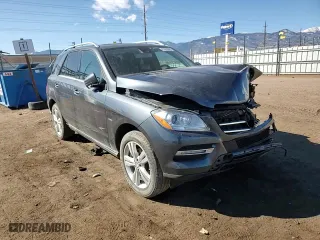 2012 Mercedes-Benz M-Class ML 350 with VIN 4JGDA5HB8CA029483, listed as a Copart auction lot 47688895 with 172,260 mi miles and Salvage Title. Bid and sale history available at carsss.com. Image 12.