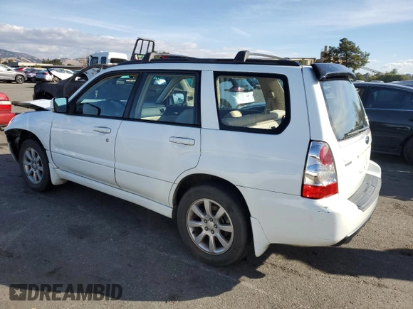 2007 Subaru Forester X w/Premium Pkg with VIN JF1SG65647G736242, listed as a Copart auction lot 80507734 with 102,253 mi miles and Salvage Title. Bid and sale history available at carsss.com. Image 2.