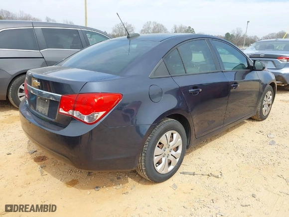 2016 Chevrolet Cruze Limited LS with VIN 1G1PC5SG6G7153070, listed as a IAAI auction lot 41805711 with 109,174 mi miles. Bid and sale history available at carsss.com. Image 4.