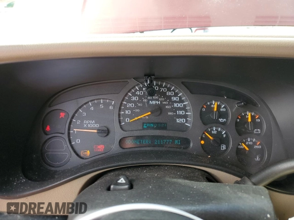 2003 GMC Yukon SLT with VIN 1GKEK13ZX3J302995, listed as a Copart auction lot 49966704 with 211,777 mi miles and Salvage Title. Bid and sale history available at carsss.com. Image 9.
