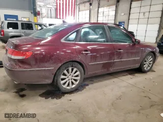 2009 Hyundai Azera GLS with VIN KMHFC46D39A372227, listed as a Copart auction lot 45176155 with 107,993 mi miles and Non Repairable. Bid and sale history available at carsss.com. Image 3.