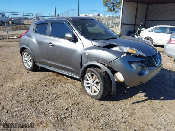 2013 Nissan Juke S with VIN JN8AF5MRXDT205293, listed as a IAAI auction lot 41381474 with 201,343 mi miles. Bid and sale history available at carsss.com. Image 1.