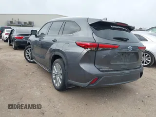2021 Toyota Highlander Hybrid Limited with VIN 5TDYARAH0MS505144, listed as a IAAI auction lot 41804501 with 40,907 mi miles and . Bid and sale history available at DreamBid. Image 3.