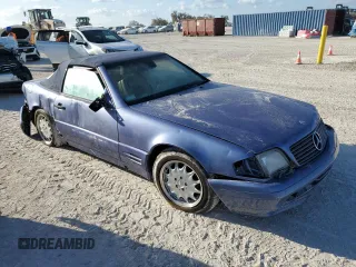 1997 Mercedes-Benz SL-Class with VIN WDBFA63F1VF152883, listed as a Copart auction lot 77570524 with 0 mi miles and Salvage Title. Bid and sale history available at carsss.com. Image 4.