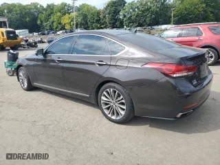 2017 Genesis G80 3.8L with VIN KMHGN4JE6HU168338, listed as a Copart auction lot 69066954 with 151,953 mi miles and Salvage Title. Bid and sale history available at carsss.com. Image 2.
