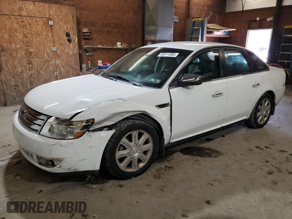 2008 Ford Taurus Limited with VIN 1FAHP25W98G177324, listed as a Copart auction lot 68511384 with 211,597 mi miles and Salvage Title. Bid and sale history available at carsss.com. Image 1.