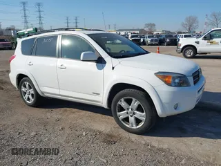 2007 Toyota RAV4 Sport with VIN JTMBK32V275029400, listed as a IAAI auction lot 41783215 with 187,831 mi miles. Bid and sale history available at carsss.com. Image 1.