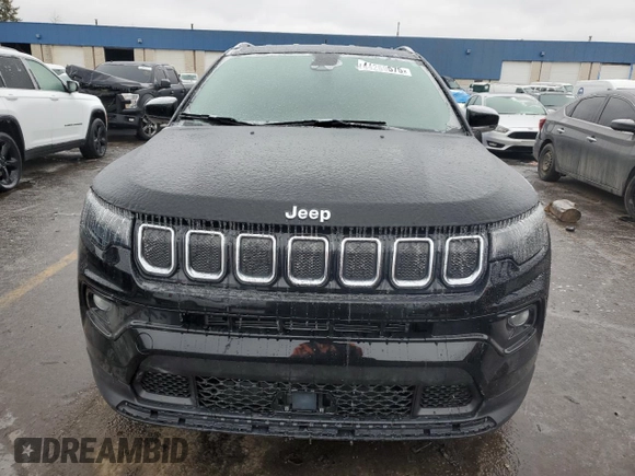 2022 Jeep Compass High Altitude with VIN 3C4NJDCB0NT186172, listed as a Copart auction lot 44269575 with 16,546 mi miles and Clean Title. Bid and sale history available at carsss.com. Image 5.
