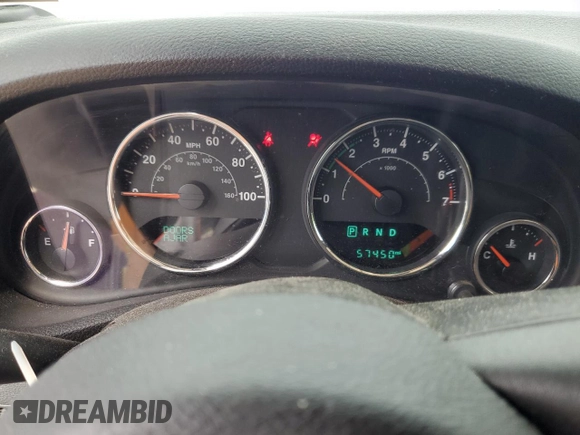 2018 Jeep Wrangler Unlimited Sport with VIN 1C4BJWDG9JL910410, listed as a Copart auction lot 56561955 with 57,450 mi miles and Salvage title. Bid and sale history available at DreamBid. Image 9.