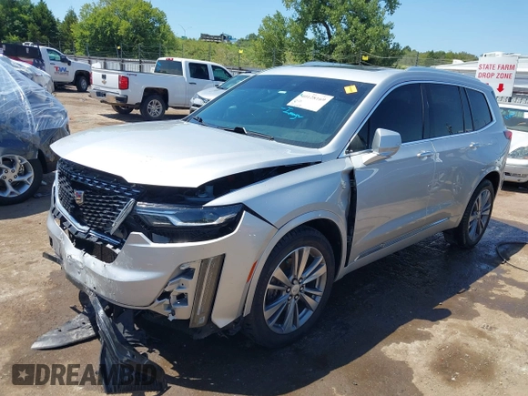 2020 Cadillac XT6 FWD Premium Luxury with VIN 1GYKPCRS1LZ188645, listed as a IAAI auction lot 40128169 with 39,957 mi miles. Bid and sale history available at carsss.com. Image 2.