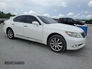 2008 Lexus LS 460 with VIN JTHBL46F185079145, listed as a Copart auction lot 54486555 with 218,237 mi miles and Clean Title. Bid and sale history available at DreamBid. Image 4.
