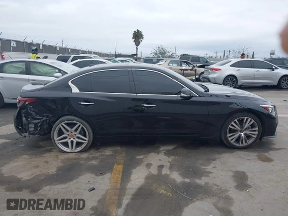 2022 Infiniti Q50 3.0t SENSORY with VIN JN1EV7CP9NM310580, listed as a IAAI auction lot 41891329 with 31,325 mi miles. Bid and sale history available at carsss.com. Image 13.