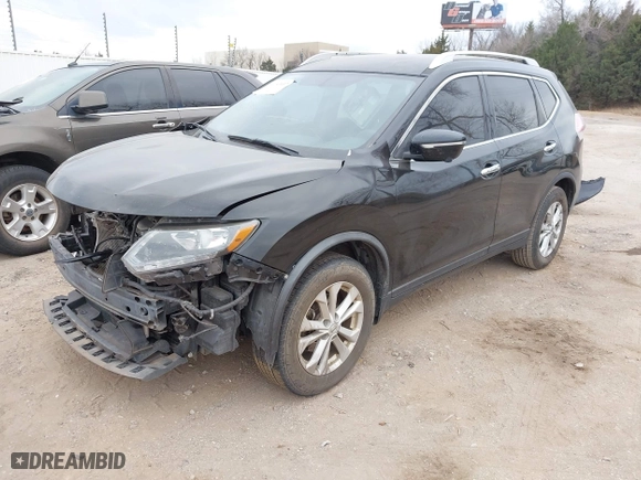 2015 Nissan Rogue SV with VIN KNMAT2MT6FP559323, listed as a IAAI auction lot 41143937 with 1 mi miles. Bid and sale history available at carsss.com. Image 18.