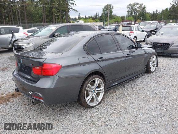 2015 BMW 3 Series 335i xDrive with VIN WBA3B9C56F5A48293, listed as a IAAI auction lot 42253956 with 83,332 mi miles and . Bid and sale history available at DreamBid. Image 4.