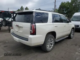 2015 GMC Yukon SLT with VIN 1GKS1BKC8FR685642, listed as a Copart auction lot 62429514 with 116,084 mi miles and Clean Title. Bid and sale history available at carsss.com. Image 3.