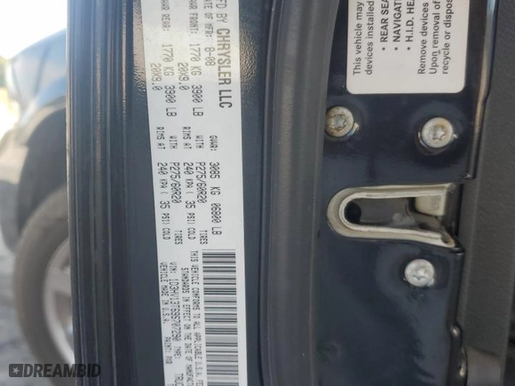 2009 Dodge Ram 1500 Sport with VIN 1D3HV13T69S707290, listed as a Copart auction lot 69951244 with 187,429 mi miles and Salvage Title. Bid and sale history available at carsss.com. Image 14.
