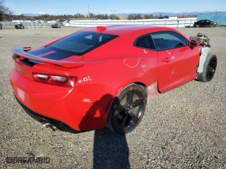 2017 Chevrolet Camaro 1SS with VIN 1G1FE1R74H0190018, listed as a Copart auction lot 44955555 with 61,834 mi miles and Salvage Title. Bid and sale history available at carsss.com. Image 3.