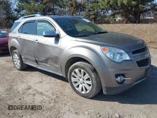 2011 Chevrolet Equinox LTZ with VIN 2CNFLGE56B6316698, listed as a IAAI auction lot 41781663 with 142,336 mi miles. Bid and sale history available at carsss.com. Image 1.