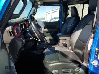 2021 Jeep Wrangler Unlimited Rubicon with VIN 1C4HJXFN0MW657623, listed as a Copart auction lot 46234085 with 32,709 mi miles and Salvage Title. Bid and sale history available at DreamBid. Image 7.